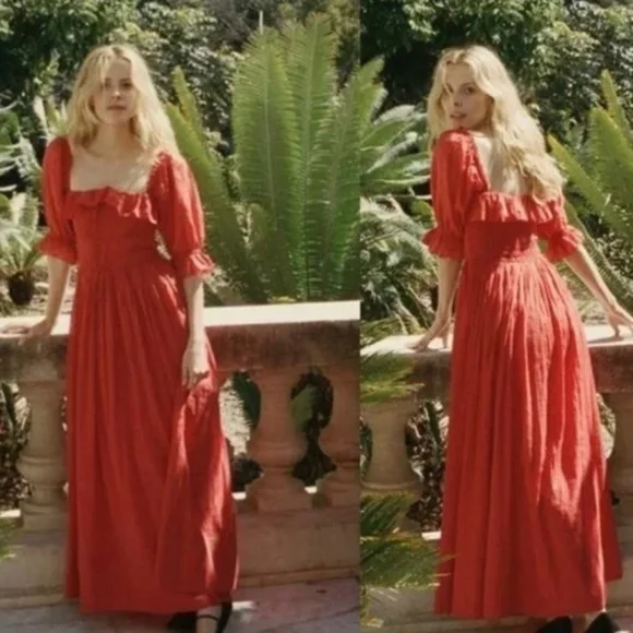 Doen Sol Dress Red - Picture 1 of 5